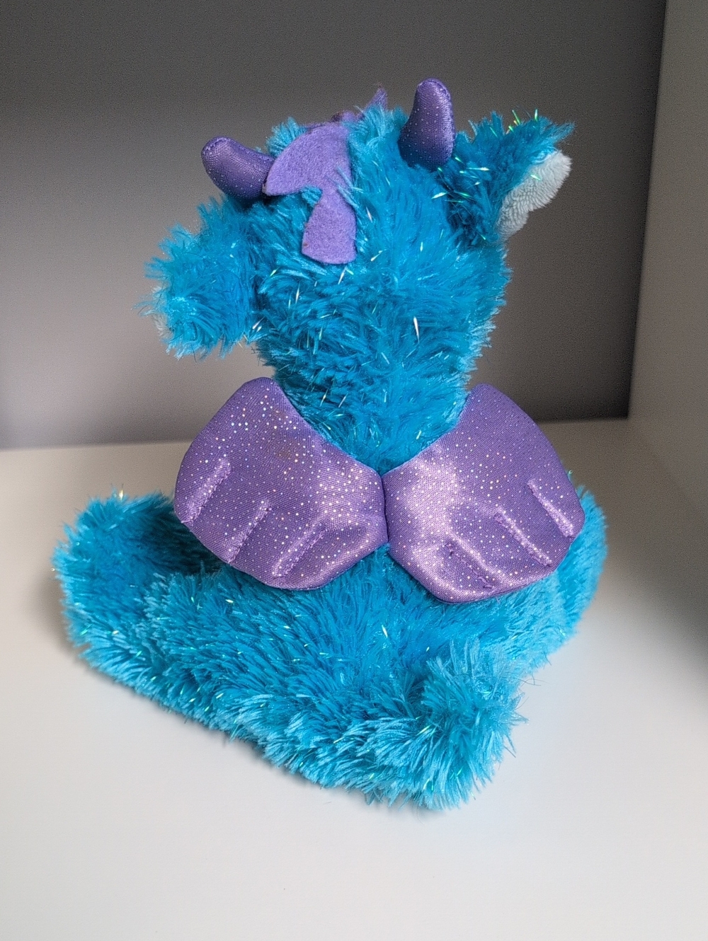 Russ Shining Starts Dragon EUC Vintage Y2K Collectible Plush Blue And Purple - Picture 4 of 7